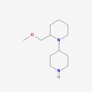 molecular formula C12H24N2O B13430461 2-(Methoxymethyl)-1,4'-bipiperidine 