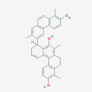 molecular formula C36H32O3 B13430506 Jinflexin D 