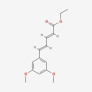 ethyl (2E,4E)-5-(3,5-dimethoxyphenyl)penta-2,4-dienoate