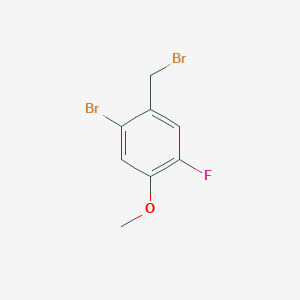 2-Bromo-5-fluoro-4-methoxybenzyl bromide