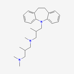 N-(3-(dimethylamino)-2-methyl-propyl)-N-desmethyltrimipramine