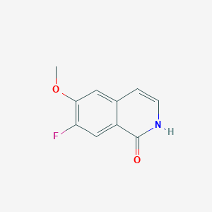 B1343059 7-Fluoro-6-methoxyisoquinolin-1(2H)-one CAS No. 630422-98-9