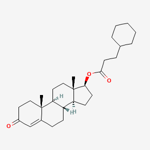 Testosterone 3-cyclohexylpropionate