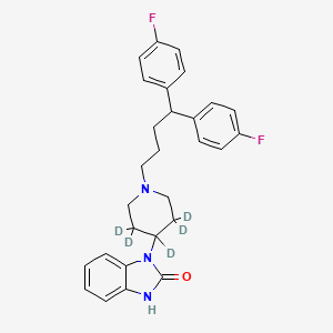 molecular formula C28H29F2N3O B13430639 Pimozide-d5 (Major) 