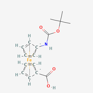 tert-butyl N-cyclopentylcarbamate;cyclopenta-2,4-diene-1-carboxylic acid;iron