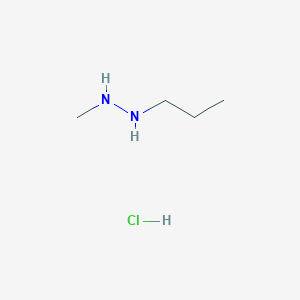 molecular formula C4H13ClN2 B13430653 1-Methyl-2-propylhydrazine hydrochloride 