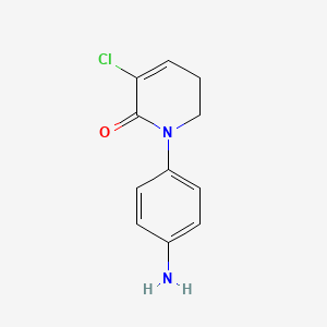 1-(4-Aminophenyl)-3-chloro-5,6-dihydro-2(1H)-pyridinone