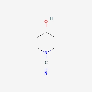 B1343069 4-Hydroxypiperidine-1-carbonitrile CAS No. 51075-37-7