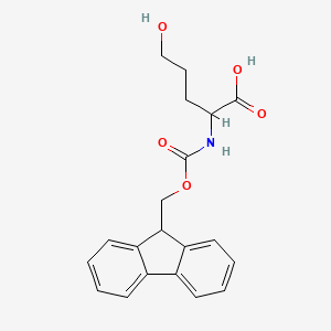 molecular formula C20H21NO5 B13430773 (S)-2-(Fmoc-amino)-5-hydroxypentanoic Acid 