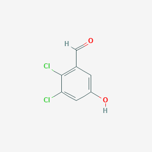 molecular formula C7H4Cl2O2 B13430775 2,3-Dichloro-5-hydroxybenzaldehyde 