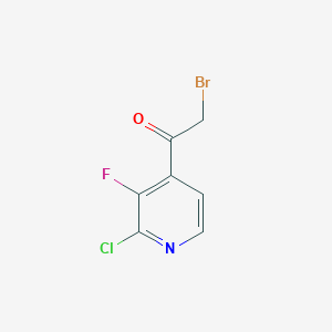 4-(Bromoacetyl)-2-chloro-3-fluoropyridine