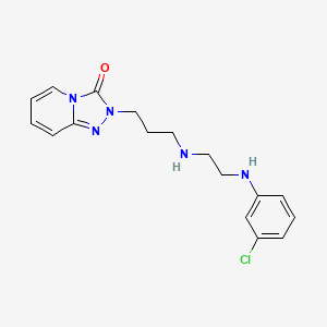 2-(3-((2-((3-Chlorophenyl)amino)ethyl)amino)propyl)-[1,2,4]triazolo[4,3-a]pyridin-3(2H)-one