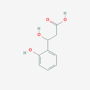 molecular formula C9H10O4 B13430798 beta,2-Dihydroxybenzenepropanoic Acid 