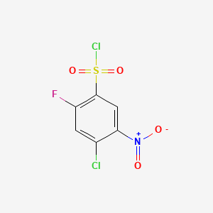 4-Chloro-2-fluoro-5-nitrobenzenesulfonyl chloride