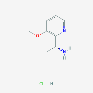 (1R)-1-(3-methoxypyridin-2-yl)ethanamine;hydrochloride