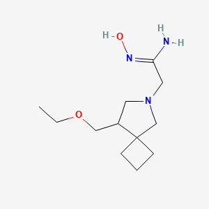 (Z)-2-(8-(ethoxymethyl)-6-azaspiro[3.4]octan-6-yl)-N'-hydroxyacetimidamide