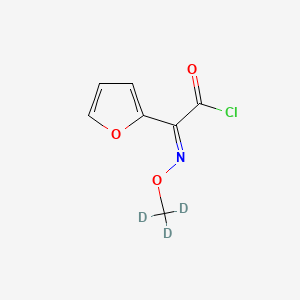 alpha-(Methoxyimino)-2-furanacetyl-d3 Chloride