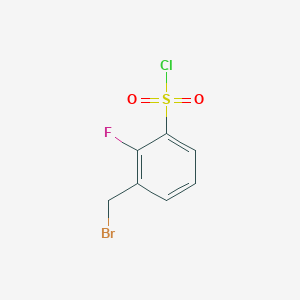 3-(Bromomethyl)-2-fluorobenzenesulphonyl chloride