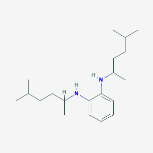 molecular formula C20H36N2 B13430955 N1,N2-Bis(5-methylhexan-2-yl)benzene-1,2-diamine CAS No. 202654-29-3