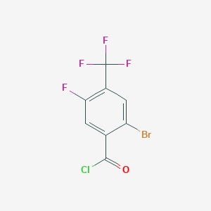 2-Bromo-5-fluoro-4-(trifluoromethyl)benzoyl chloride