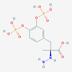 molecular formula C10H16N2O10P2 B13430994 L-Carbidopa-3', 4'-Diphosphate 