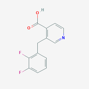 molecular formula C13H9F2NO2 B13430998 3-[(2,3-Difluorophenyl)methyl]pyridine-4-carboxylic acid CAS No. 211679-03-7