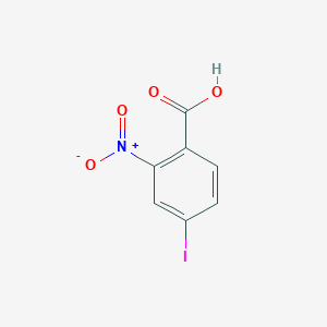 molecular formula C7H4INO4 B134310 4-碘-2-硝基苯甲酸 CAS No. 116529-62-5