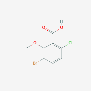 3-Bromo-6-chloro-2-methoxybenzoic acid