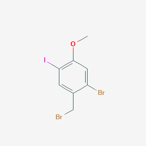 2-Bromo-5-iodo-4-methoxybenzyl bromide