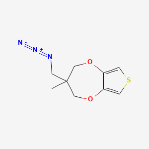 molecular formula C9H11N3O2S B13431093 3,4-Propylenedioxythiophene Azide 