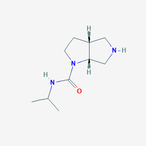 rac-(3aR,6aR)-N-(propan-2-yl)-octahydropyrrolo[2,3-c]pyrrole-1-carboxamide,cis