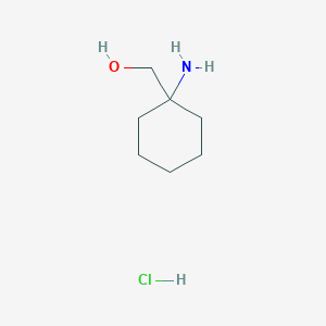 molecular formula C7H16ClNO B1343115 (1-Aminocyclohexyl)methanol hydrochloride CAS No. 5460-68-4