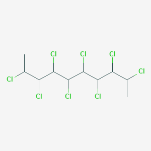 molecular formula C10H14Cl8 B13431151 2,3,4,5,6,7,8,9-Octachlorodecane CAS No. 890302-89-3