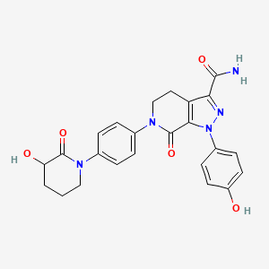 molecular formula C24H23N5O5 B13431173 Hydroxy O-Desmethyl Apixaban 