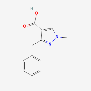 3-benzyl-1-methyl-1H-pyrazole-4-carboxylicacid