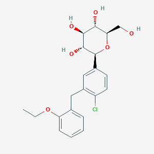 molecular formula C21H25ClO6 B13431184 Dapagliflozin Ortho Isomer 