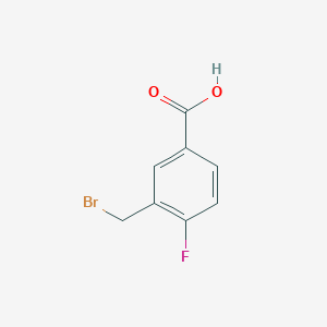B1343119 3-(Bromomethyl)-4-fluorobenzoic acid CAS No. 89540-20-5