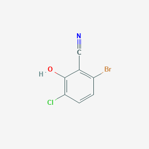 6-Bromo-3-chloro-2-hydroxybenzonitrile