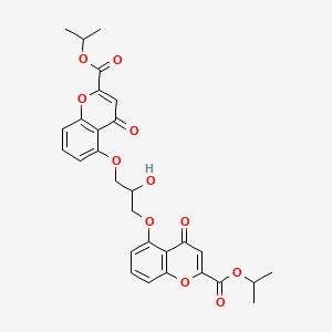 molecular formula C29H28O11 B13431201 Diisopropyl Cromoglicate 