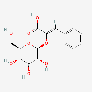 (2Z)-2-(beta-D-Glucopyranosyloxy)-3-phenyl-2-propenoic Acid