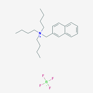 molecular formula C23H36BF4N B13431213 N-(2-Naphthyl methyl)-N,N,N-tributyl ammonium tetrafluoroborate CAS No. 205451-04-3