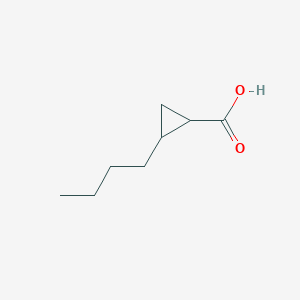 B1343125 2-Butylcyclopropanecarboxylic acid CAS No. 13536-04-4