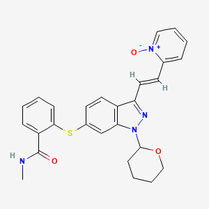 Axitinib N-Oxide Tetrahydropyranyl Ether