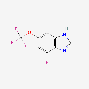 4-Fluoro-6-(trifluoromethoxy)-1H-benzimidazole