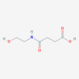 molecular formula C6H11NO4 B1343127 4-[(2-羟乙基)氨基]-4-氧代丁酸 CAS No. 147578-52-7