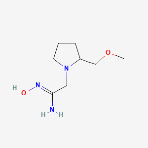 (Z)-N'-hydroxy-2-(2-(methoxymethyl)pyrrolidin-1-yl)acetimidamide