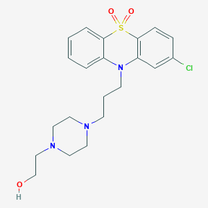 molecular formula C21H26ClN3O3S B13431298 Perphenazine Sulfone 