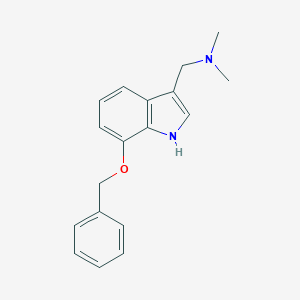 molecular formula C18H20N2O B134313 7-Benzyloxygramine CAS No. 94067-27-3