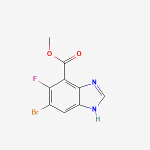 Methyl 6-bromo-5-fluoro-1H-benzimidazole-4-carboxylate