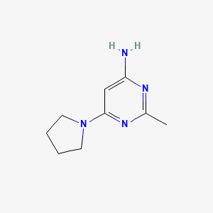 2-Methyl-6-(pyrrolidin-1-yl)pyrimidin-4-amine